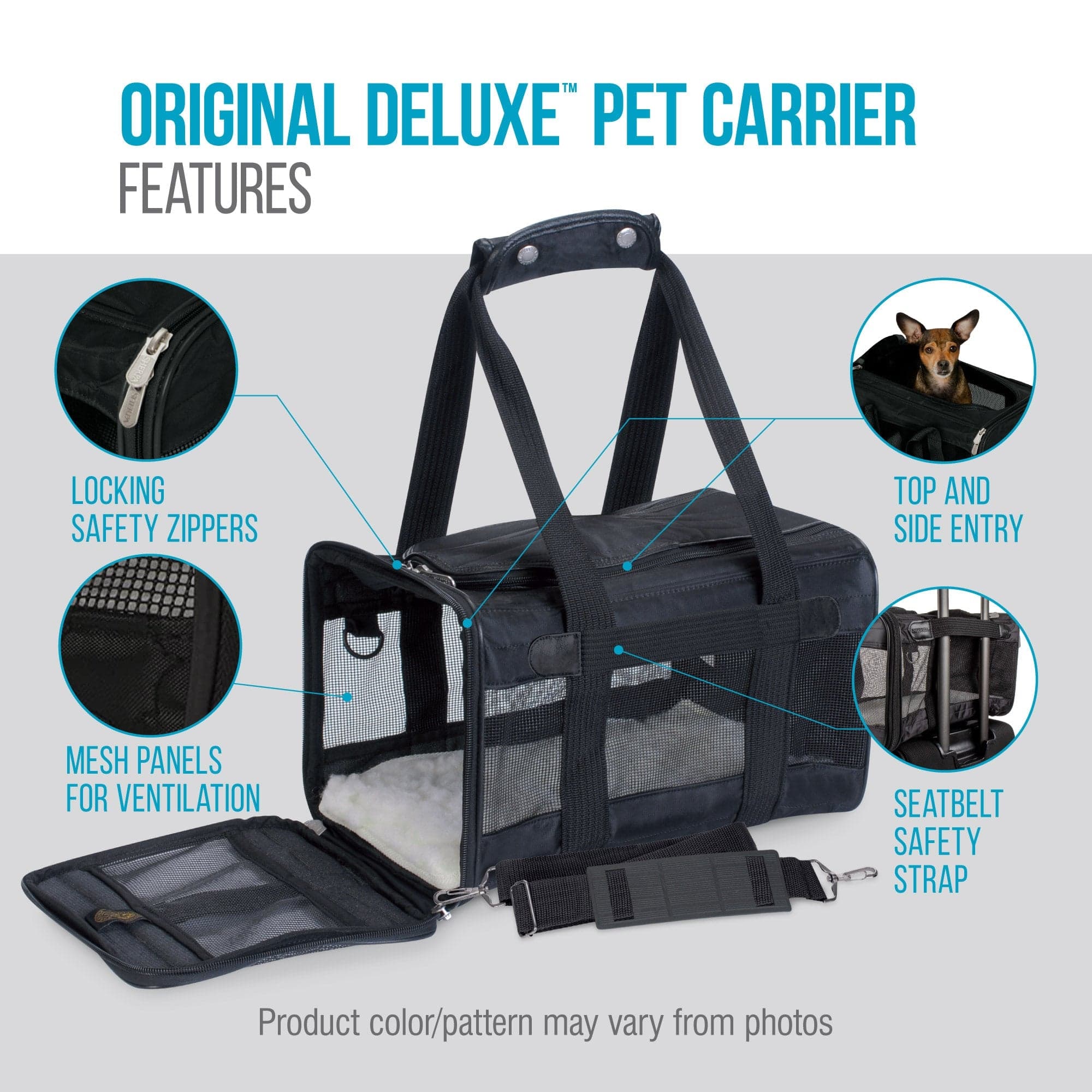 Sherpa Original Deluxe airline-approved pet carrier product image